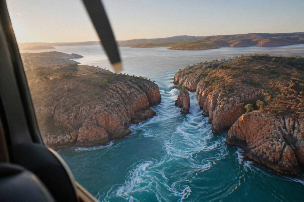 scenic flight over the Horizontal Falls and Talbot Bay